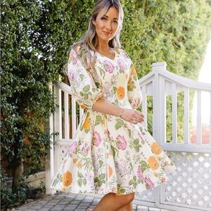 Ivy City Co Leah Dress in Multicolor Floral